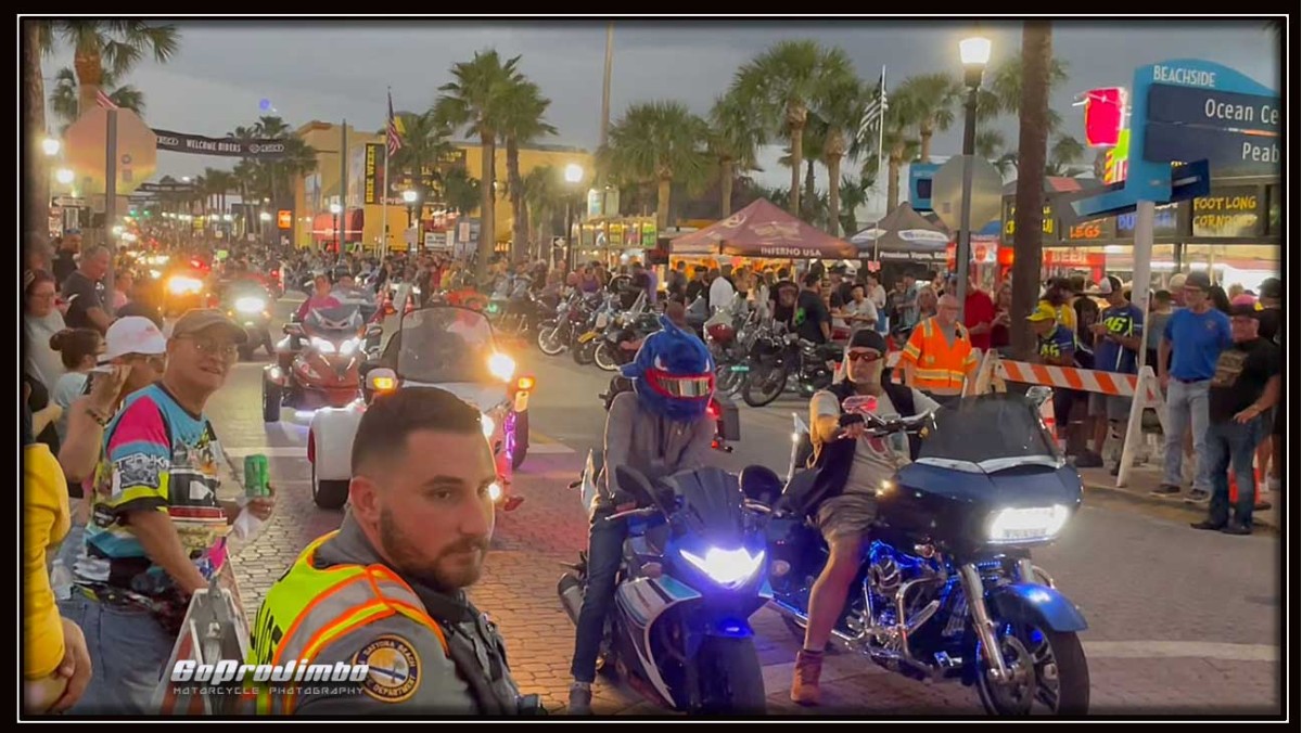 Police on Main Street Daytona 2023