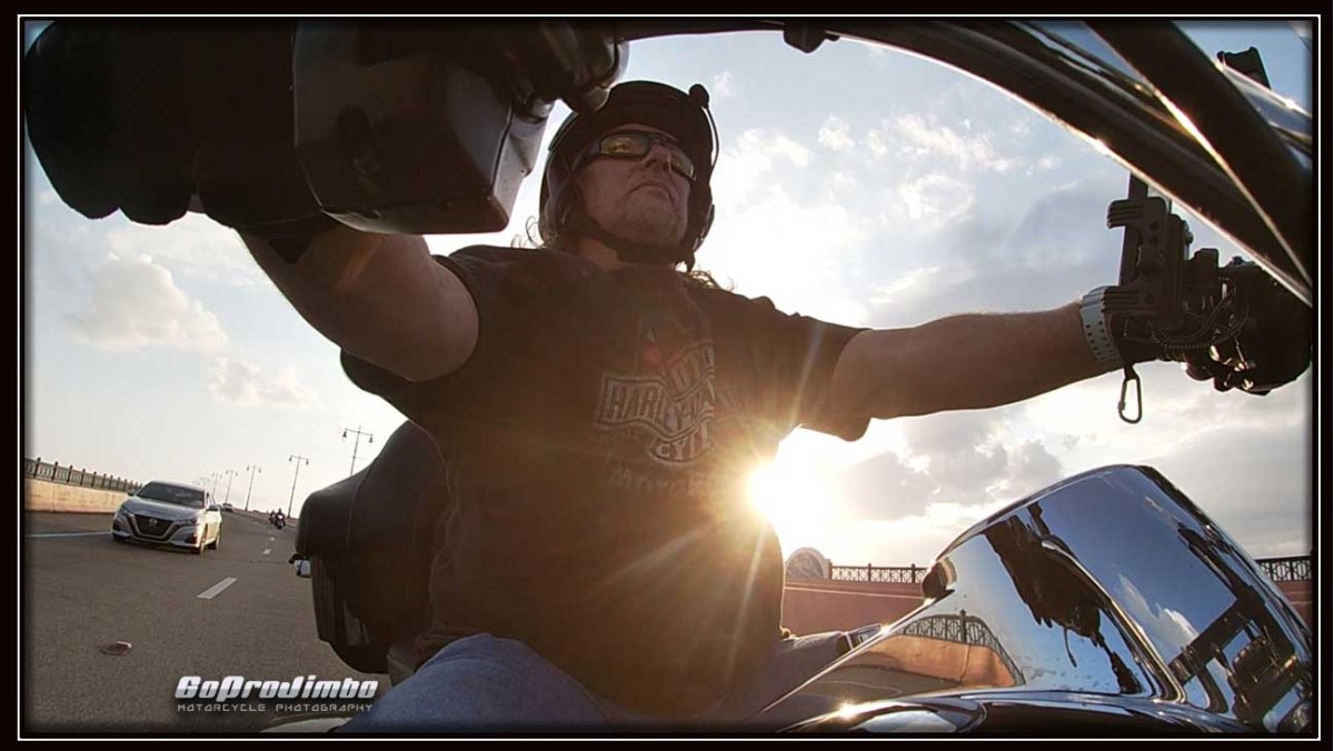 Riding into Daytona Beach Biketoberfest