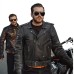 Premium Leather Eagle Live To Ride, Ride To Live Motorcycle Jacket