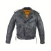 Premium Cowhide Leather Classic Tan Police Motorcycle Jackets