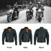 Premium Cowhide Leather Classic Tan Police Motorcycle Jackets